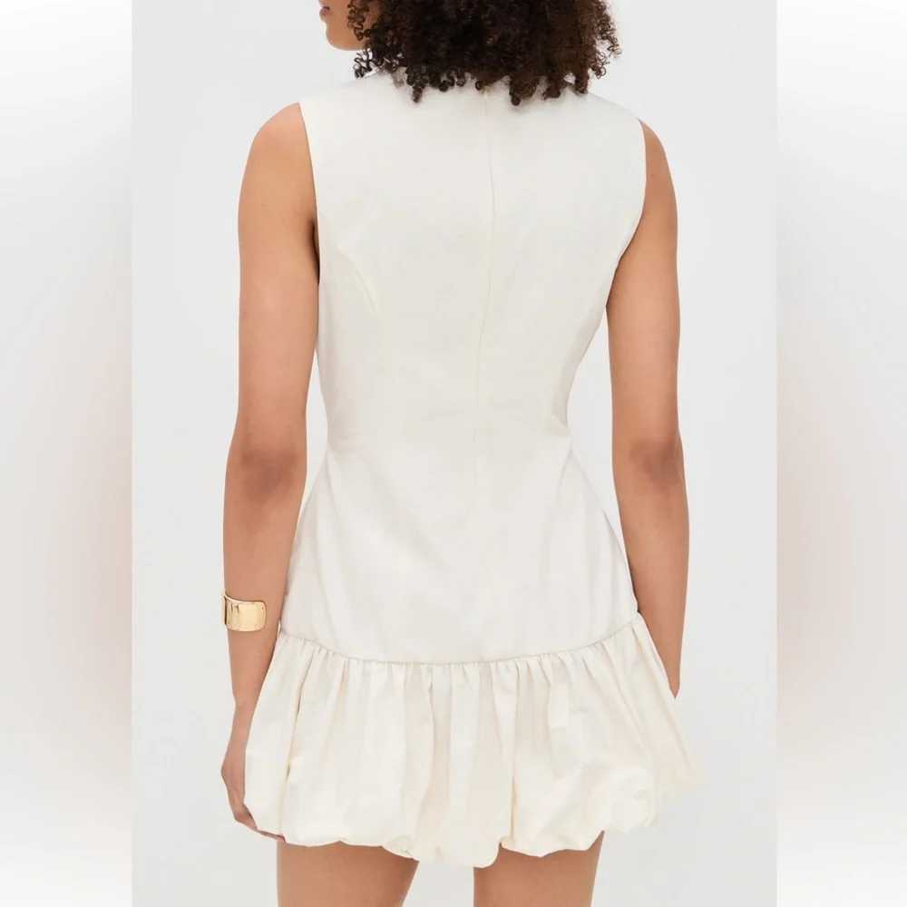 NWT Vrg Grl Cream Mini Dress - Picture 3 of 6